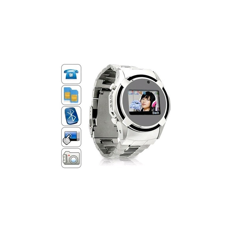 Ceas - Telefon mobil Dual SIM cu touchscreen