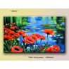 Tablou cu maci 100x60cm - Silentiu