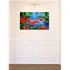 Tablou cu maci 100x60cm - Silentiu