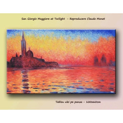 San Giorgio Maggiore at Twilight (100x60cm) Reproducere