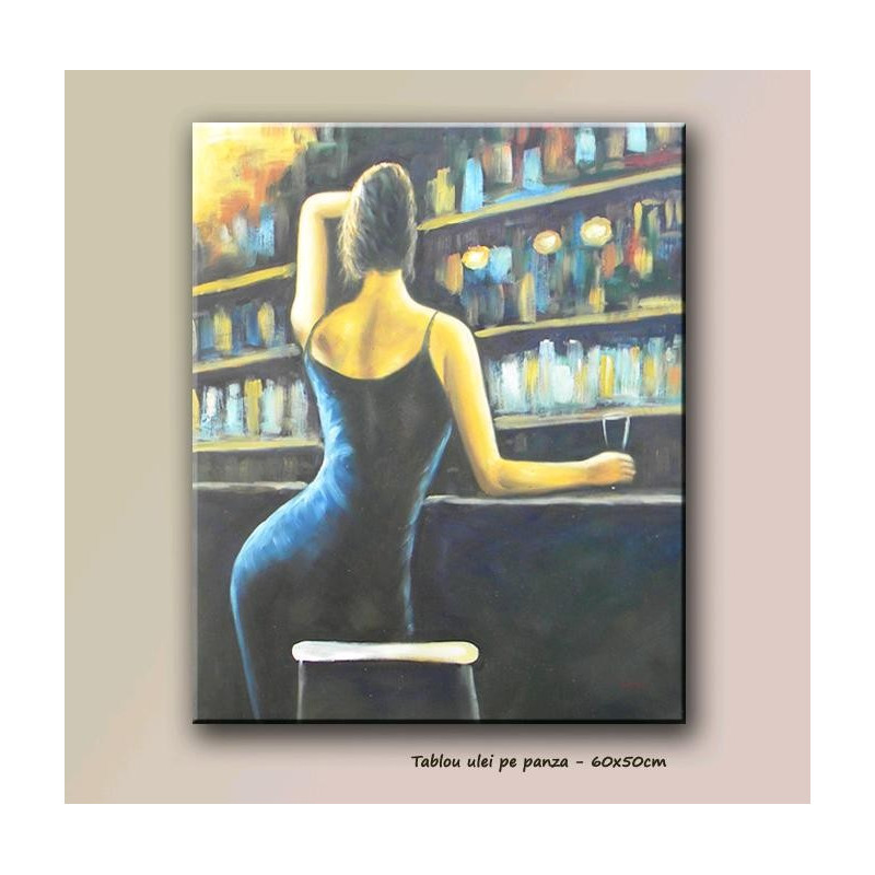 Tablou modern 60x50cm - La bistro