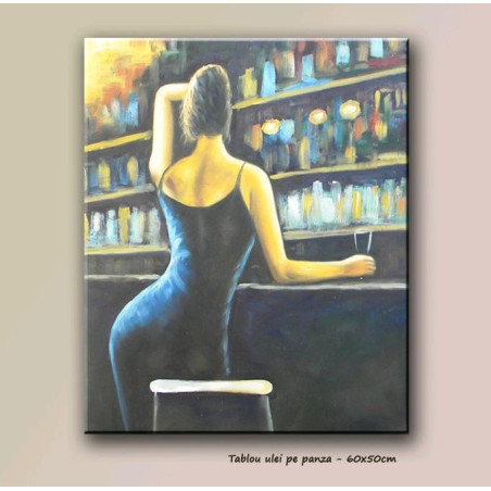 Tablou modern 60x50cm - La bistro