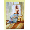 Asteptare ( tablou ulei 90x60cm )