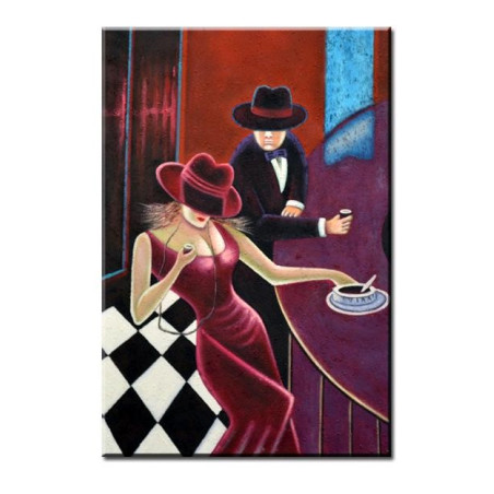 Intalnire - tablou modern 90x60cm