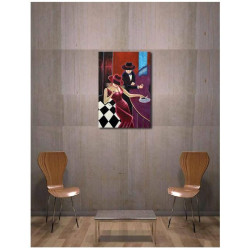 Intalnire - tablou modern 90x60cm