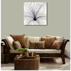 Tablou floral - Delicata - ulei pe panza 100x100cm