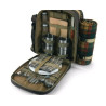  Rucsac picnic complet echipat pentru 4 persoane - 33 piese
