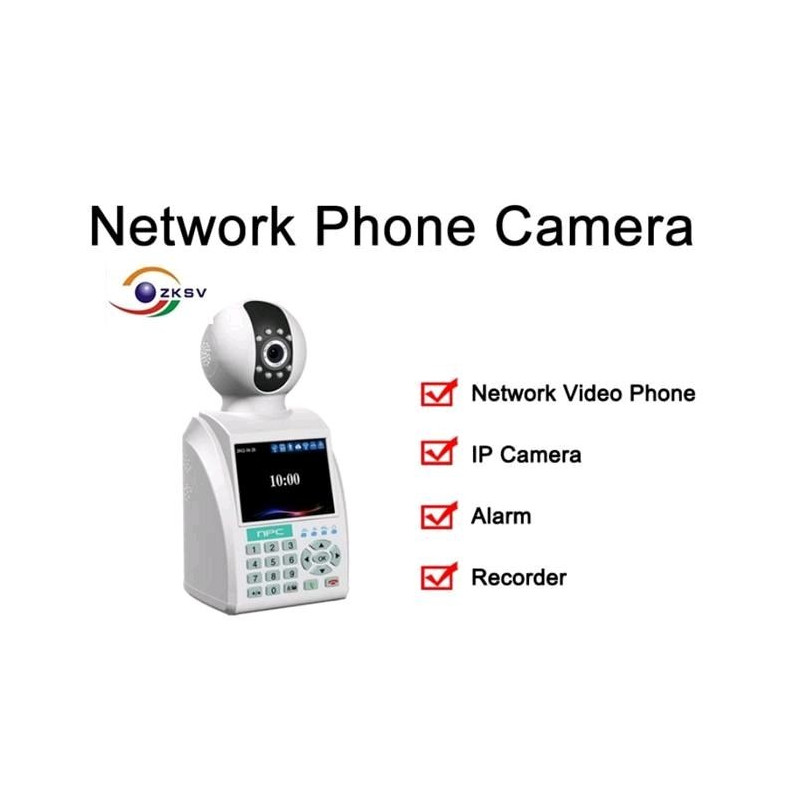 Camera IP si telefon de retea cu alarma