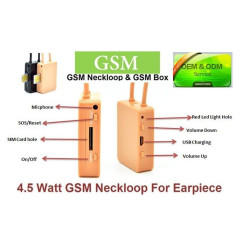 nano-micro casca cu microfon si transmisie GSM