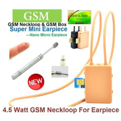 nano-micro casca cu microfon si transmisie GSM