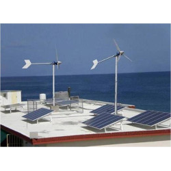 Sistem complet de alimentare solar si eolian