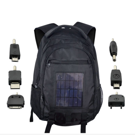 Rucsac cu panou solar si incarcator