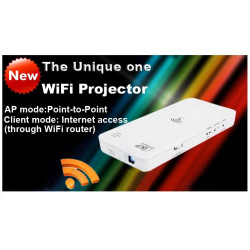 Miniproiector cu WiFi de buzunar HD