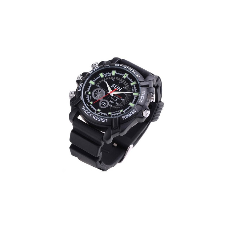 Ceas sport cu camera ascunsa si IR webcam/DVR