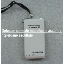 Detector de microfoane ascunse si telefoane ascultate