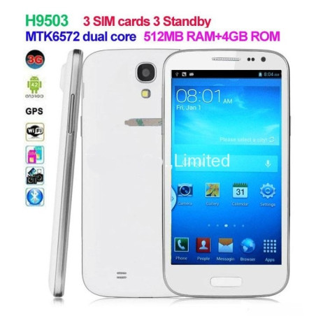Telefon H9503 cu 3 SIM card - triple SIM