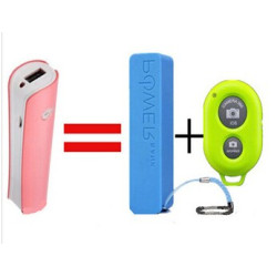 Power Bank cu telecomanda foto Bluetooth 