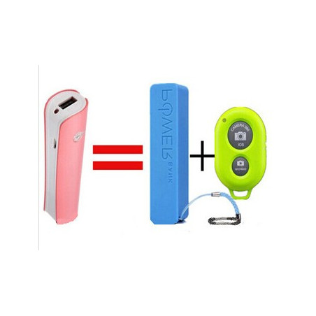 Power Bank cu telecomanda foto Bluetooth 