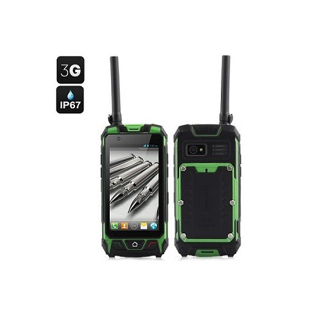 Telefon rezistent la apa si socuri cu statie Em-Rec