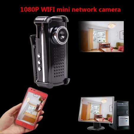Mini camera spion conectata la telefon mobil