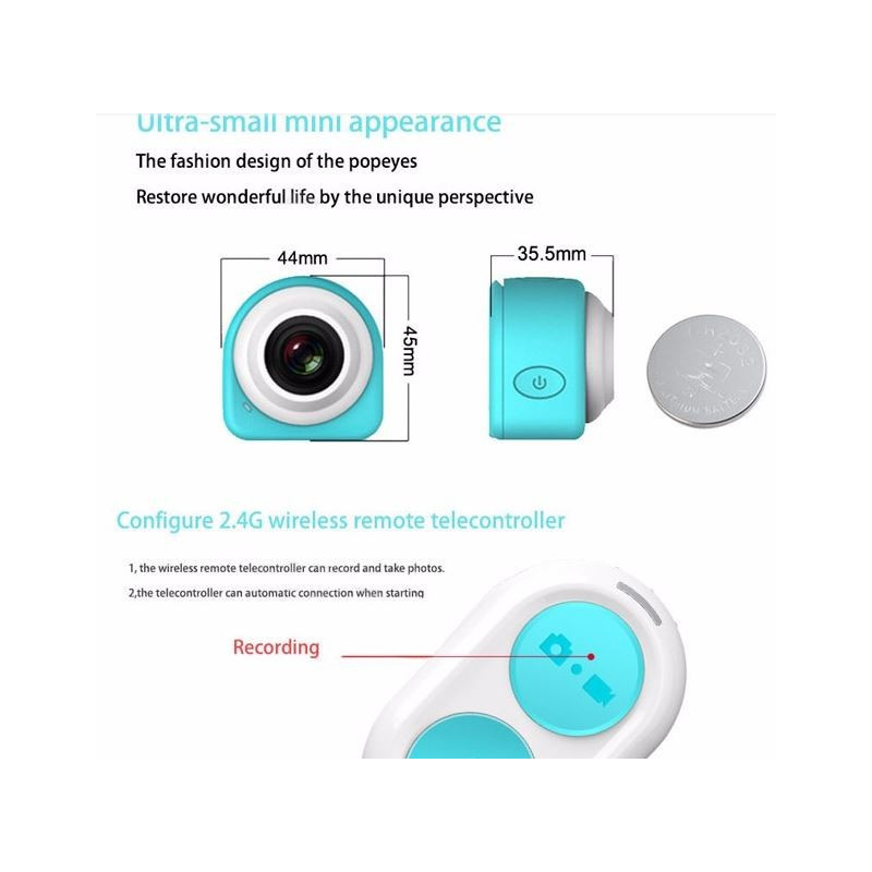 Micro camera spionaj / supraveghere cu WiFi full HD