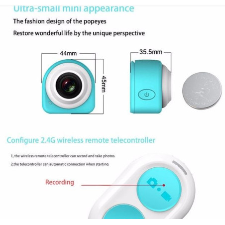 Micro camera spionaj / supraveghere cu WiFi full HD