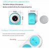 Micro camera spionaj / supraveghere cu WiFi full HD