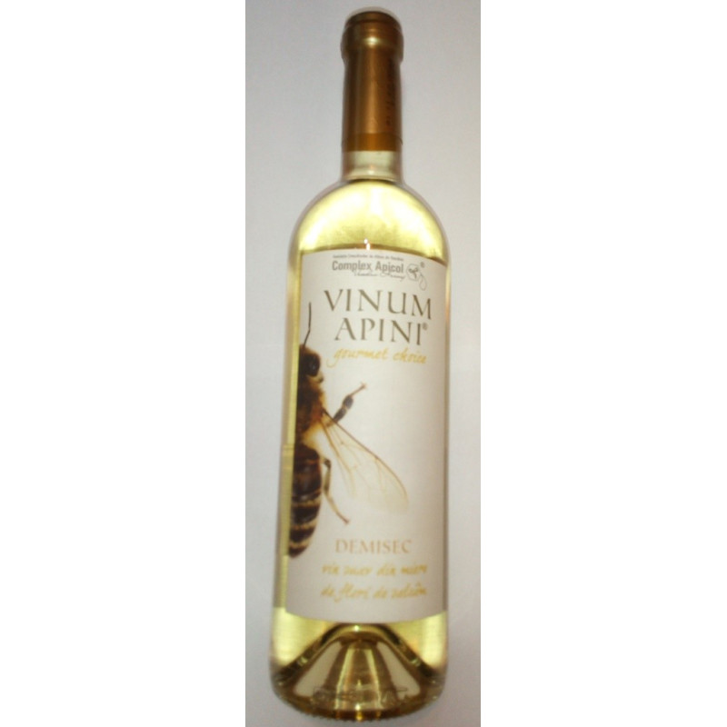 Vin natural din miere Demisec