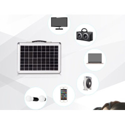 Valiza solara portabila 220V - 12V- 5V