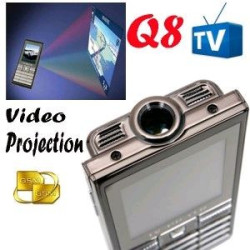 Telefon Cect q8 + proiector+ tv