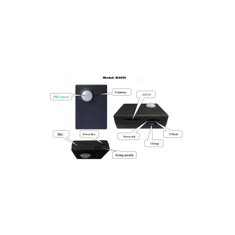 Mini camera spion cu GPS, cartela GSM si video-audio DV