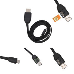 Microfon spion cu GSM ascuns in cablu de date