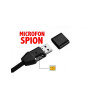 Microfon spion cu GSM ascuns in cablu de date