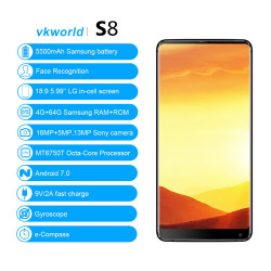 VK World S8 smartphone performant octa core