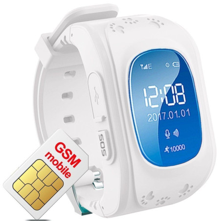 Ceas smart cu GPS si GSM pt supraveghere copil