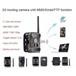 Camera de supraveghere spion cu 3G de 12MP