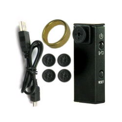 Camera nasture cu mini DVR si telecomanda