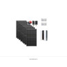 pachet solar complet 3kw one invertor : 5 panouri  550w + 2 acmlatori 120ah12v + 1 invertor 3kw 80amppt + 20m/4mm si 10 mufe mc4