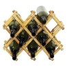 Raft pliabil pentru 10 sticle de vin