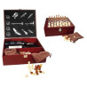 Set vin elegant cu joc sah