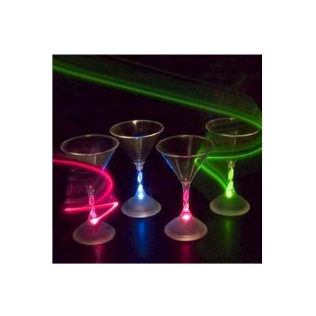 Pahar martini luminos cu LED-uri