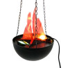Lampa cu flacari false suspendata