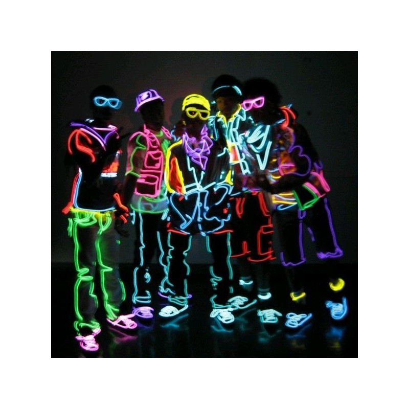 Fir neon electroluminescent EL wire
