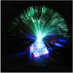 Lampa muzicala cu fibre optice multicolore