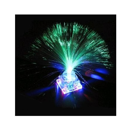 Lampa muzicala cu fibre optice multicolore