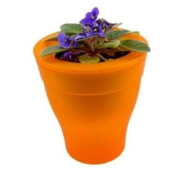 Ghiveci de flori luminos colorat