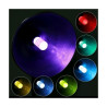 Bec decorativ cu LED multicolor si control telecomanda