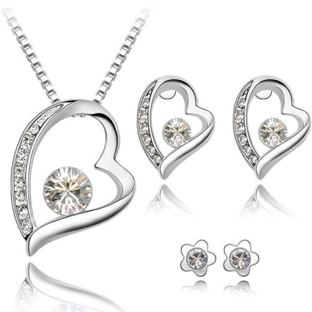 Set Bijuterii cu cristale Swarovski Everlasting