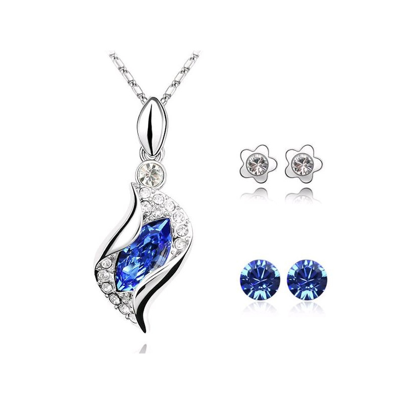 Set bijuterii cu cristale Swarovski Angel