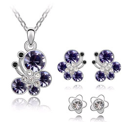 Set Bijuterii cu cristale Swarovski Butterfly